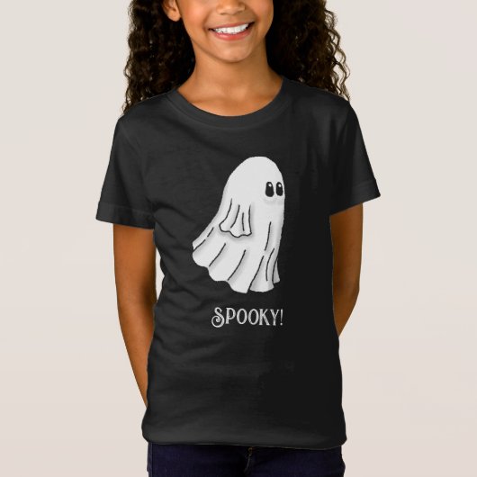 T-Shirt Fantôme d'Halloween effrayant (Devant)