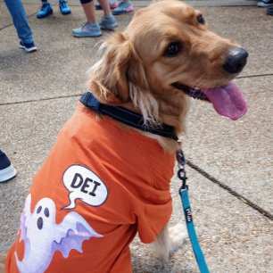 T-shirt fantôme d'Halloween effrayant - DEI - orange