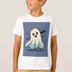 T-shirt Fantôme d'Halloween personnalisable, Fantôme d'Hal