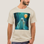 T-shirt Fantôme éffrayant avec Eerie Balloon (Devant)