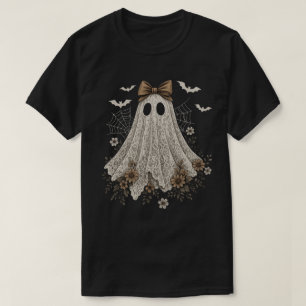 T-shirt Fantôme en dentelle élégant avec nœud Fantôme fl