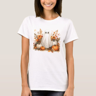 T-shirt Fantôme en Dentelle Floral