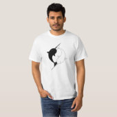 T-shirt Fantôme et Ninja Narwhals (Devant entier)