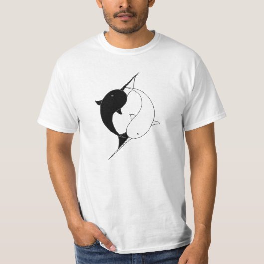 T-shirt Fantôme et Ninja Narwhals (Devant)