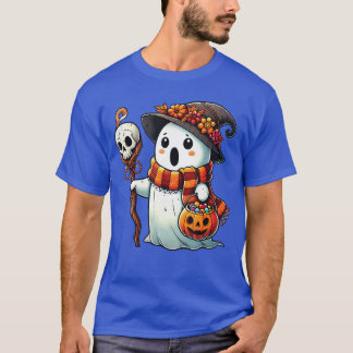 T-shirt Fantôme Halloween Chemise mignonne Ghost Trick or