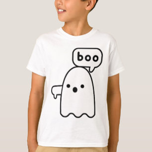 T-shirt Fantôme hurlant Boo Ghost de désapprobation