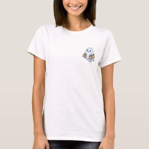 T-shirt Fantôme Joyeux Éco-Responsable avec Épicerie Verte