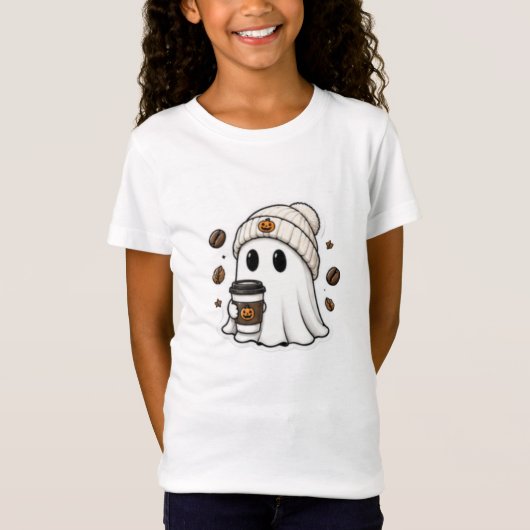T-shirt fantôme Kawaii (Devant)