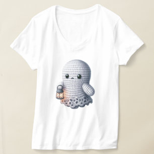 T-shirt Fantôme Mignon de la Récolte d'Automne