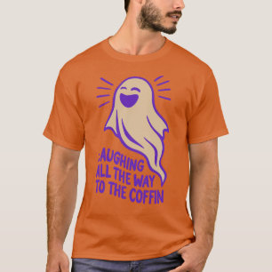 T-shirt Fantôme riant Halloween drôle