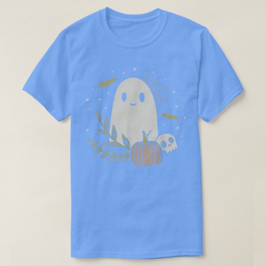 T-shirt Fantôme vintage Automne Halloween1855 (Design devant)
