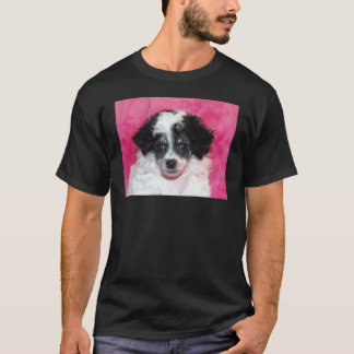 T-shirt Fantôme/visage de chiot caniche de Parti