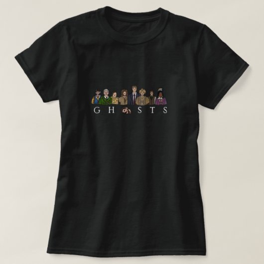 t-shirt fantômes bbc (Design devant)
