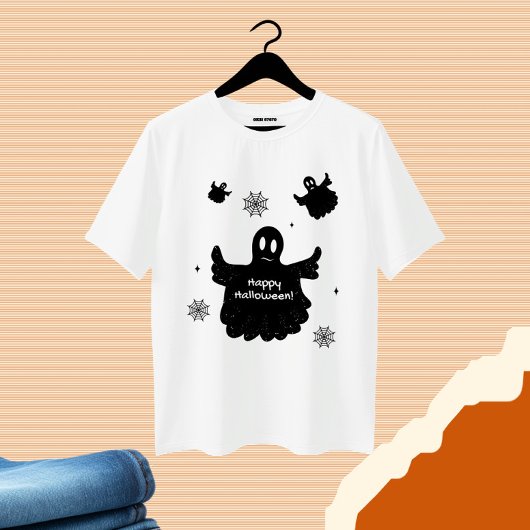 T-shirt fantômes d'Halloween