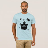 T-shirt fantômes d'Halloween (Devant entier)