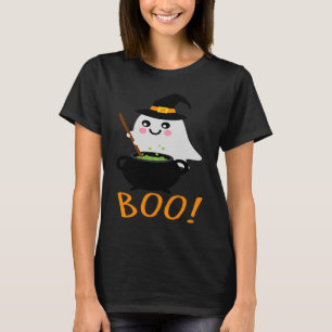 T-shirt Fantômes d'Halloween avec Magic Cauldron Potion Ma