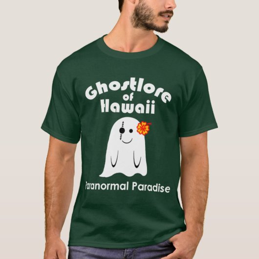 T-shirt Fantômes d'Hawaii Paradis Tatouage Fantôme Oversiz (Devant)