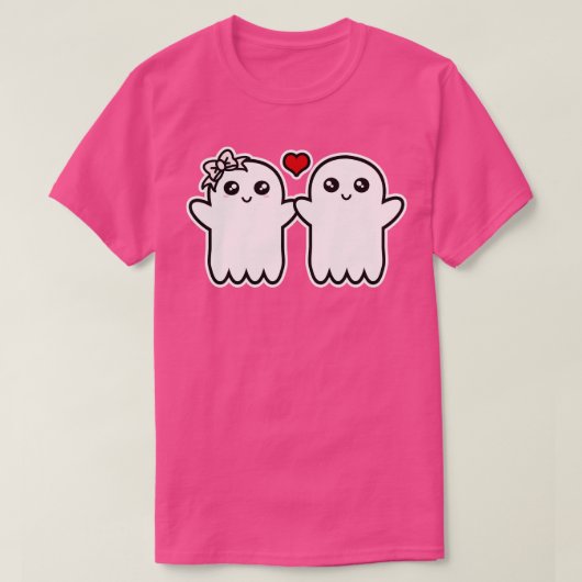 T-shirt Fantômes mignons (Design devant)