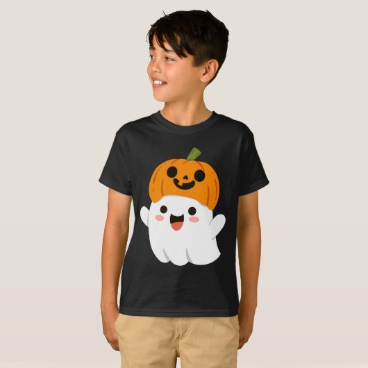 T-shirt Fantômes mignons (Devant entier)