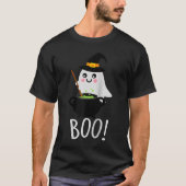 T-shirt Fantômes mignons avec Magic Cauldroon Magic Potion (Devant)