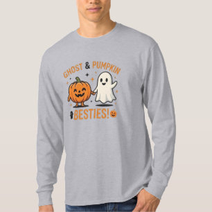 T-shirt Fantômes Mignons et Meilleurs Amis Citrouille - Am