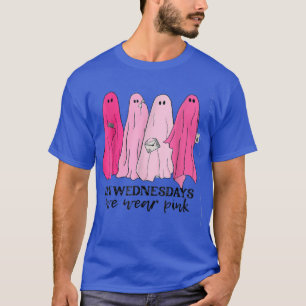T-shirt Fantômes roses Halloween Fille Halloween Ghouls mo