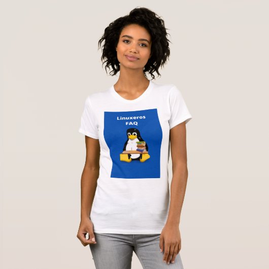 T-shirt FAQ Linuxeros (Devant entier)