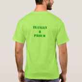 T-shirt Faravahar, IRAN LIBRE (Dos)