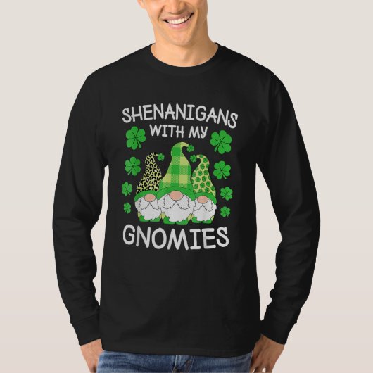 T-shirt Farces Avec Mes Gnomes Gnome de la Saint-Patrick (Devant)