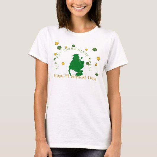 T-Shirt Farces de la Saint-Patrick (Devant)