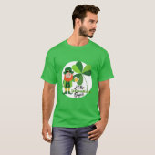 T-shirt Farces Leprechaun Trèfle Saint-Patrick (Devant entier)