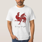 T-shirt Fard à joues de Le coq le coq rouge (Devant)