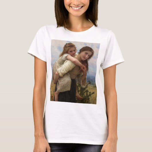 T-shirt Fardeau agréable par William Adolphe Bouguereau (Devant)