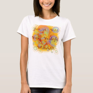 T-shirt farfelu sauvage de femme