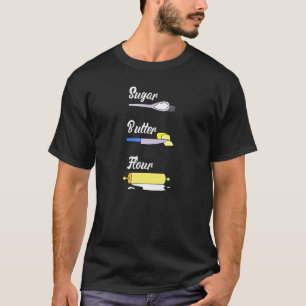 T-shirt Farine de beurre de sucre I boulangerie boulangeri