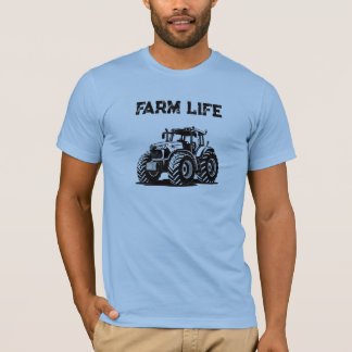 T-shirt Farm Life Tractor Shirt Rural Farm Life Tee