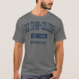 T-shirt Farmcollege Wyoming Comment les sports Vintages ét