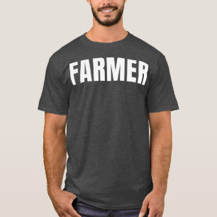 T-shirt Farmer Funny Titre de l'emploi Profession Annivers