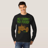 T-shirt Farmer Gif  No Farm No Food (Devant entier)