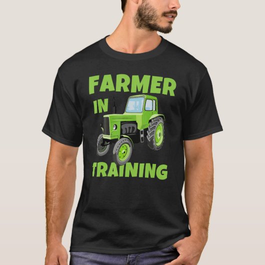 T-shirt Farmer In Training Tractors Driver Strongman Vehi (Devant)