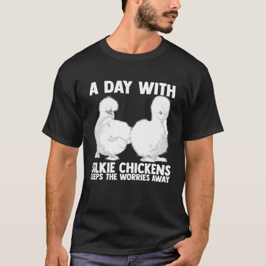 T-shirt Farmer Silkie Chicken Mama Silky Chicken Farmer (Devant)