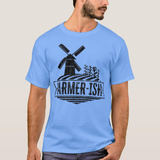 T-shirt Farmerish Funny Farmer Fermier Tracteur Animaux Gr