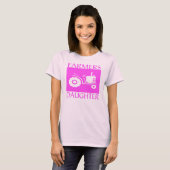 T-shirt Farmers fille rose (Devant entier)