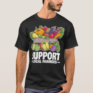 T-shirt Farmers Market Vegetables Produire des chemises
