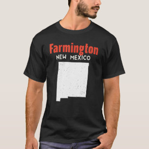 T-shirt Farmington USA State America Travel New Mexican Ne