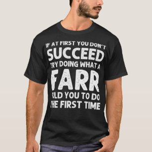 T-shirt FARR Funny Nom de famille Arbre de famille Anniver