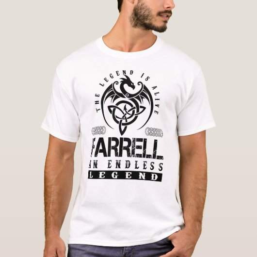 T-shirt FARRELL Legend is Alive (Devant)