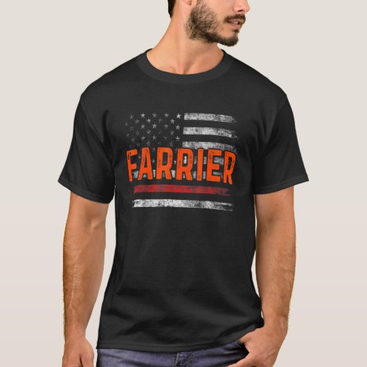 T-shirt Farrier Horseshoe Hoof Trimming Equine Shoeing 34 (Devant)