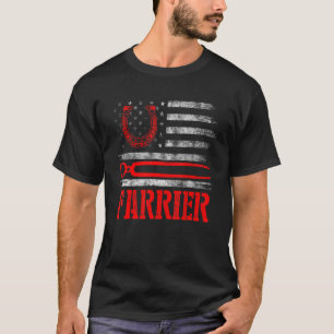 T-shirt Farrier Horseshoe Hoof Trimming Equine Shoeing 35