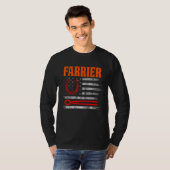 T-shirt Farrier Horseshoe Hoof Trimming Equine Shoeing 39 (Devant entier)